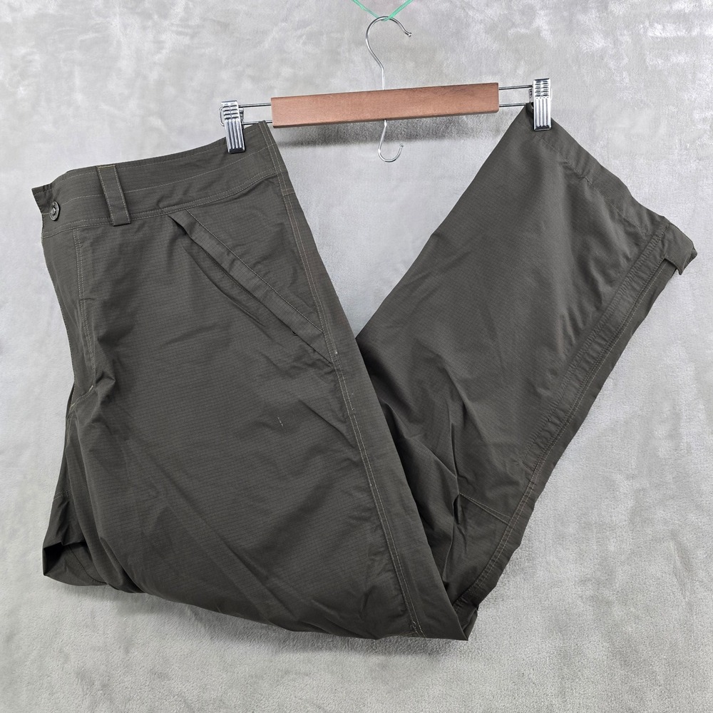 Kuhl Jetstream Pants Mens 36x30 Brown Ripstop Technical Hiking Outdoor Utility
